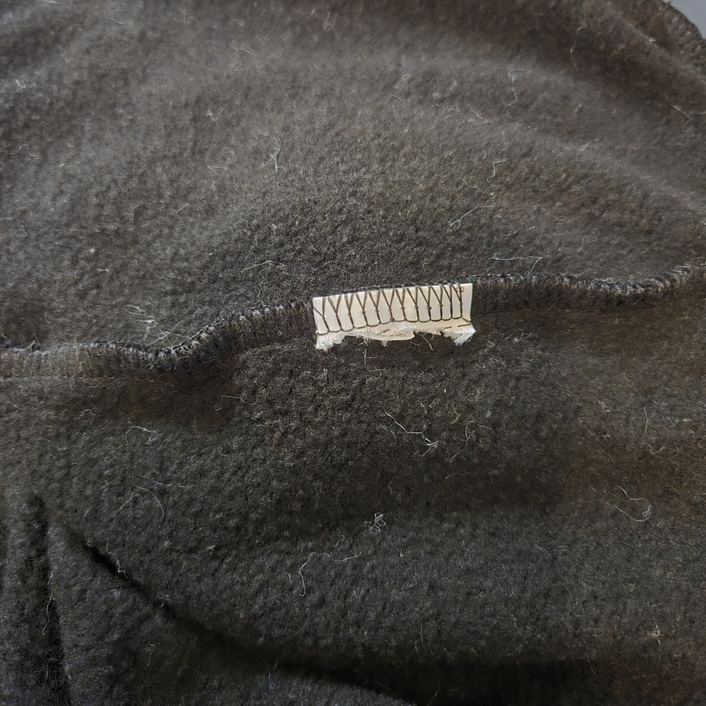 GAP VintageSoft Oversized Raglan Black Crewneck Sweatshirt - Picture 6 of 6